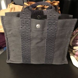 Hermes canvas tote pm